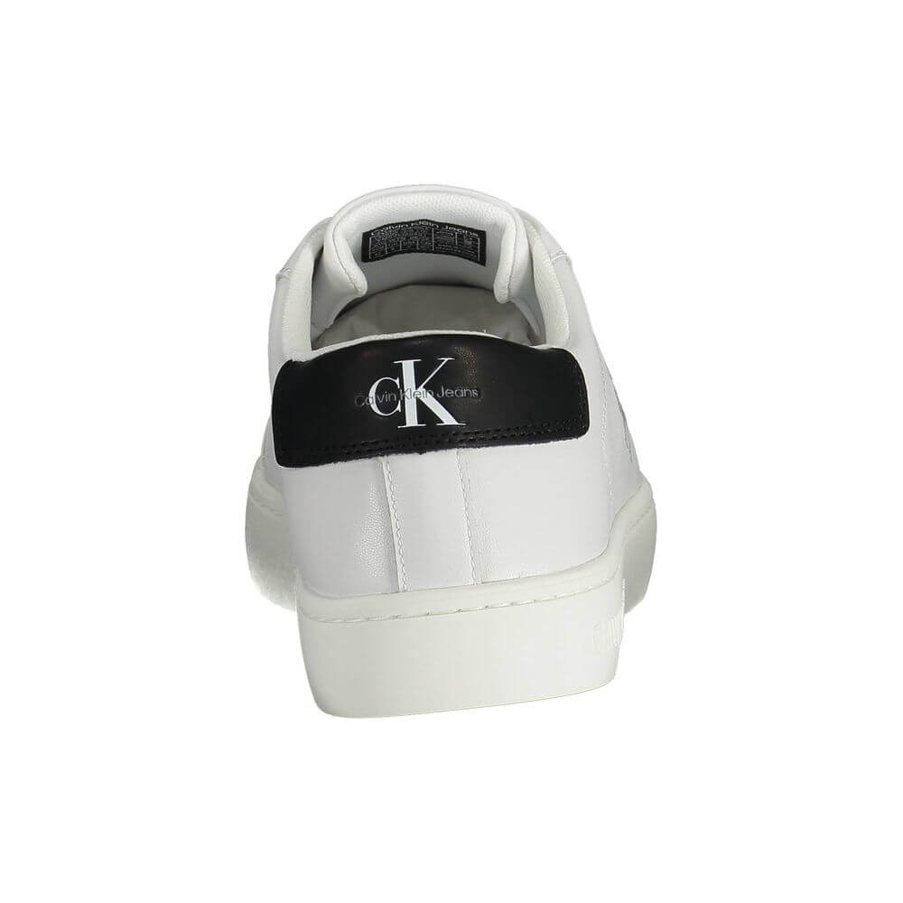 Calvin Klein White Recycled Polyester Men Sneaker $239.00 Calvin Klein Luzworld