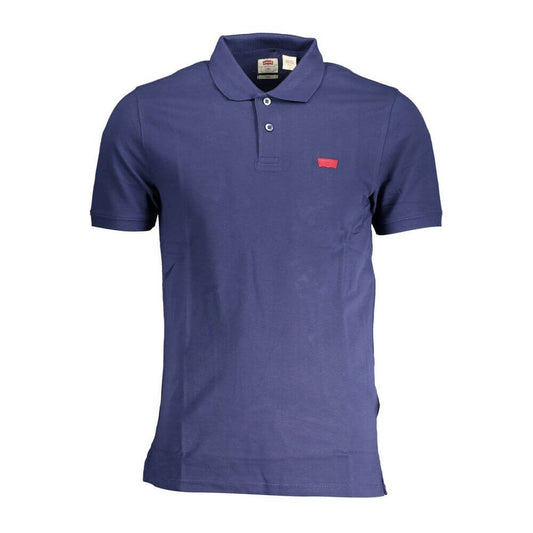 Levi's Blue Cotton Men Polo Shirt $145.00 Levi's Luzworld