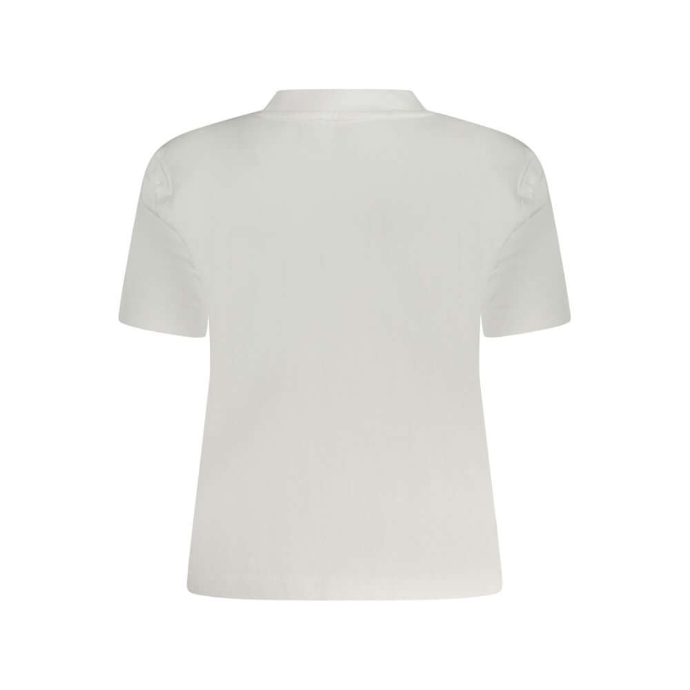 Calvin Klein White Cotton Women T-Shirt $140.00 Calvin Klein Luzworld