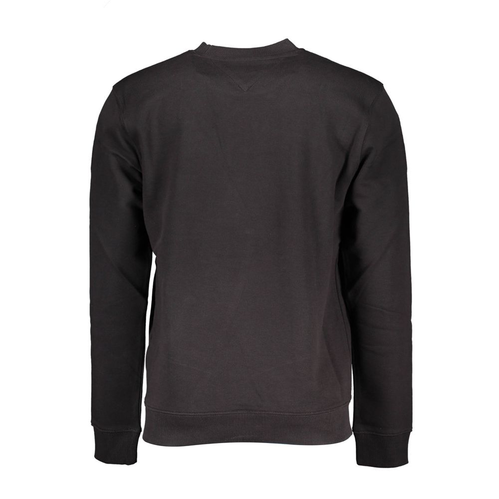 Tommy Hilfiger Black Cotton Men Sweater $202.00 Tommy Hilfiger Luzworld