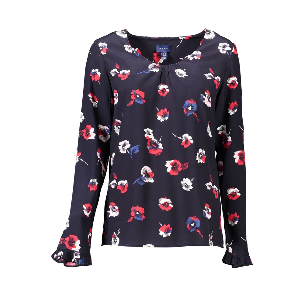 Gant Blue Viscose Women Sweater $221.00 Gant Luzworld