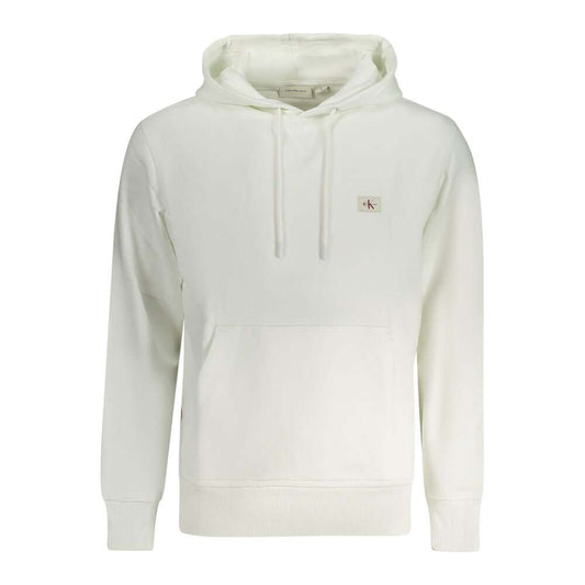 Calvin Klein White Cotton Men Sweater $237.00 Calvin Klein Luzworld
