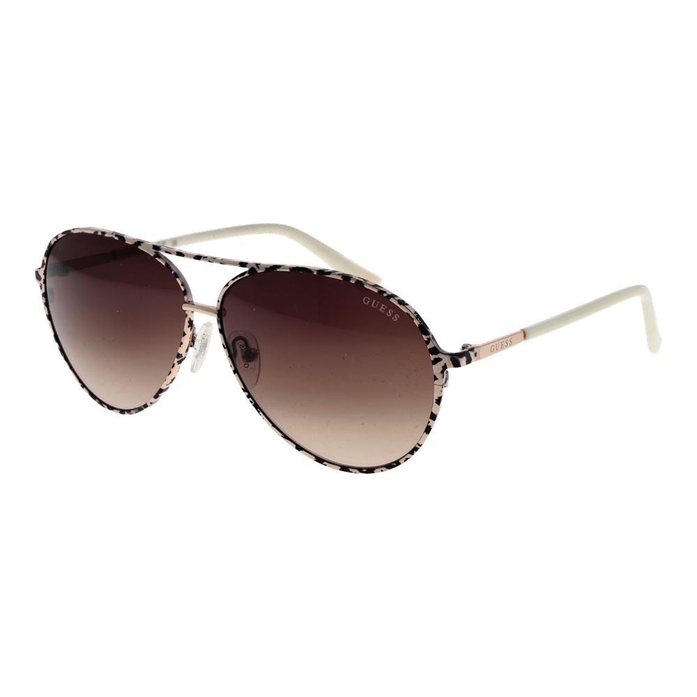 Guess Cream Women Sunglass $232.00 Guess Luzworld