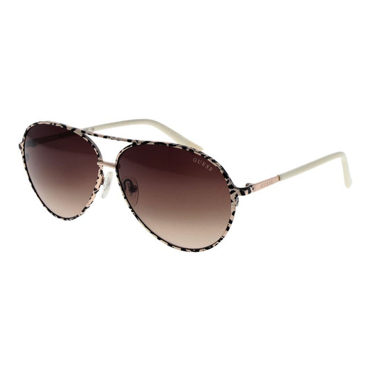 Guess Cream Women Sunglass $232.00 Guess Luzworld