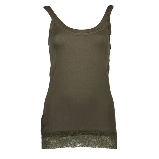 Silvian Heach Green Cotton Women Top $156.00 Silvian Heach Luzworld
