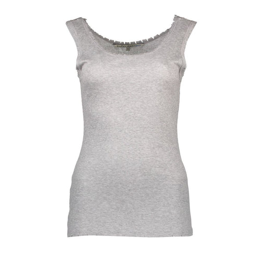 Silvian Heach Gray Viscose Women Top $156.00 Silvian Heach Luzworld
