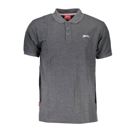 Slazenger Gray Cotton Polo Shirt $145.00 Slazenger Luzworld