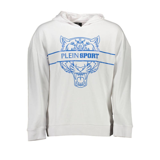 Plein Sport White Cotton Men's Sweater $586.00 Plein Sport Luzworld