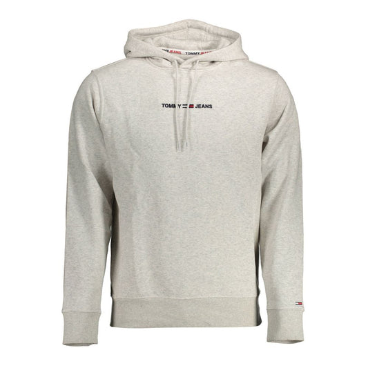 Tommy Hilfiger Gray Cotton Men Sweater $230.00 Tommy Hilfiger Luzworld