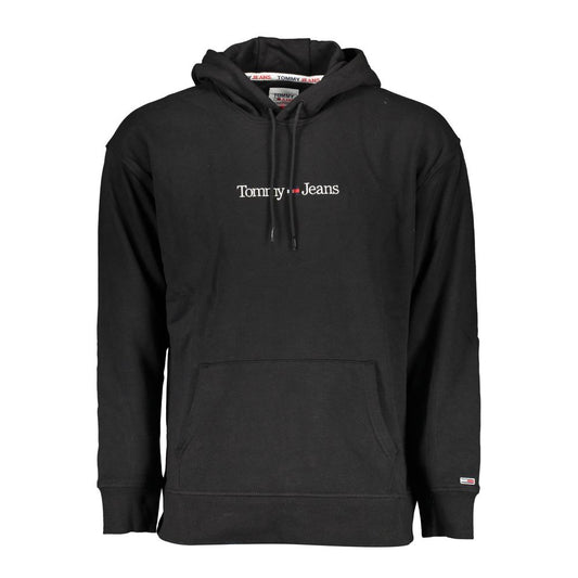 Tommy Hilfiger Black Cotton Men Sweater $230.00 Tommy Hilfiger Luzworld