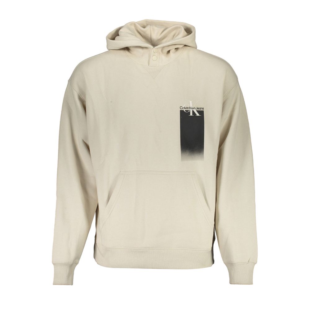 Calvin Klein Beige Cotton Men Sweater $261.00 Calvin Klein Luzworld