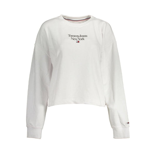 Tommy Hilfiger White Cotton Women Sweater $202.00 Tommy Hilfiger Luzworld
