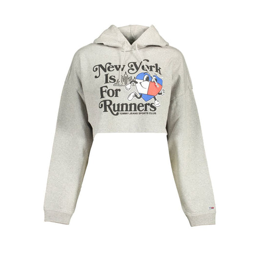 Tommy Hilfiger Gray Cotton Women Sweater $250.00 Tommy Hilfiger Luzworld