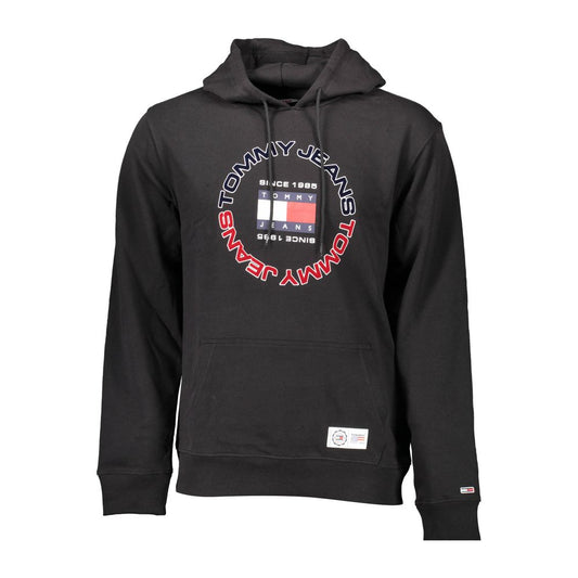 Tommy Hilfiger Black Cotton Men Sweater $250.00 Tommy Hilfiger Luzworld