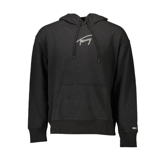 Tommy Hilfiger Black Cotton Men Sweater $250.00 Tommy Hilfiger Luzworld