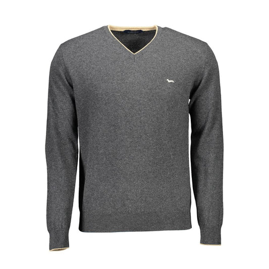 Harmont & Blaine Gray Wool Sweater $295.00 Harmont & Blaine Luzworld
