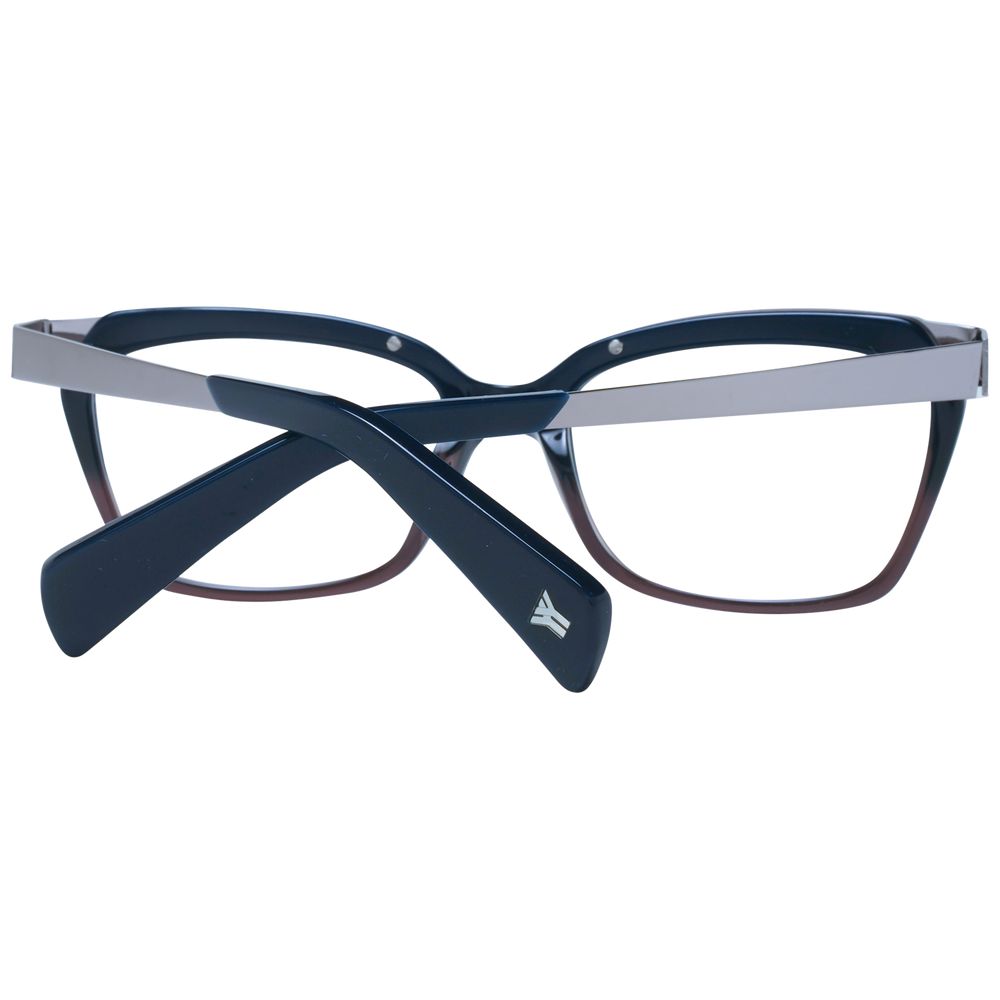 Yohji Yamamoto Blue Unisex Glasses Frame $614.00 Yohji Yamamoto Luzworld