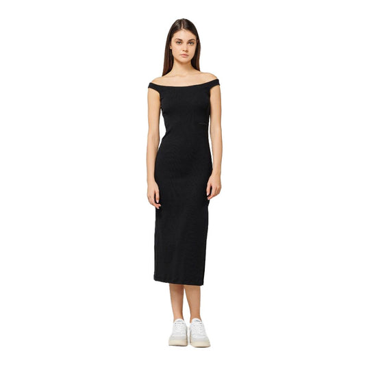 Hinnominate Black Cotton Dress