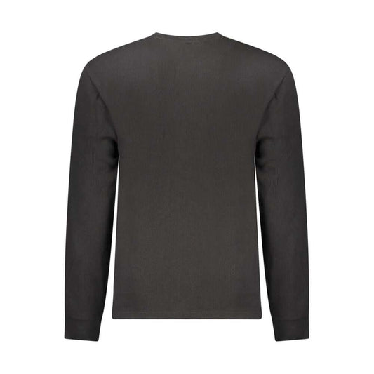 Calvin Klein Black Cotton Men Sweater $171.00 Calvin Klein Luzworld