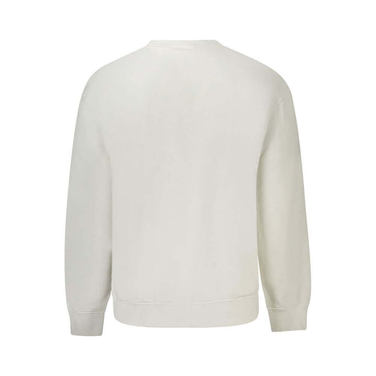 Calvin Klein White Cotton Men Sweater $221.00 Calvin Klein Luzworld