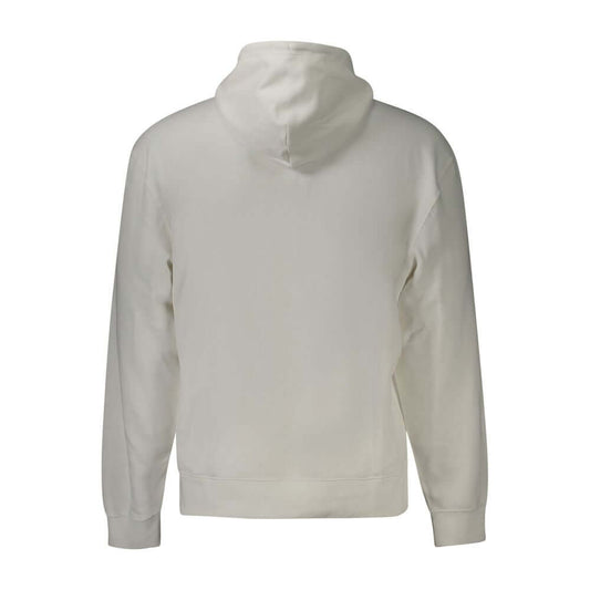 Calvin Klein White Cotton Men Sweater $237.00 Calvin Klein Luzworld