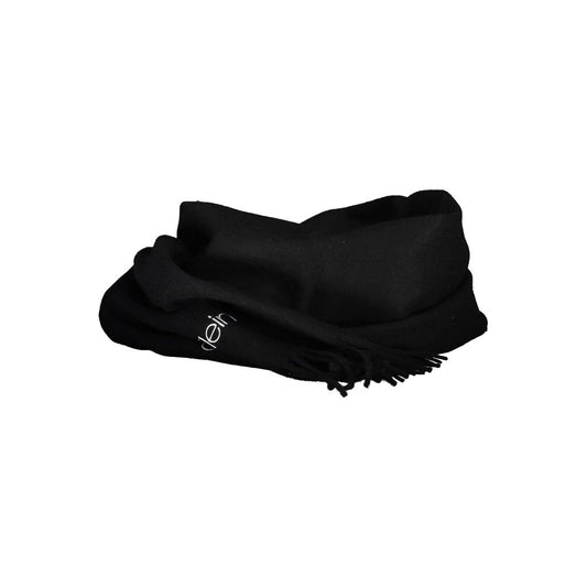 Calvin Klein Black Polyester Scarf $260.00 Calvin Klein Luzworld