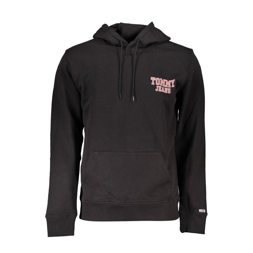 Tommy Hilfiger Black Cotton Men Sweater $218.00 Tommy Hilfiger Luzworld