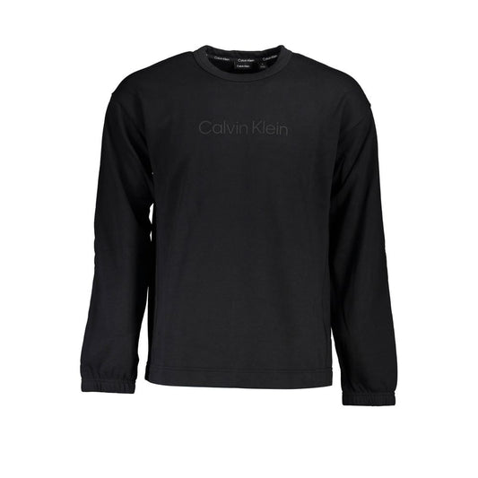 Calvin Klein Black Cotton Men Sweater $202.00 Calvin Klein Luzworld