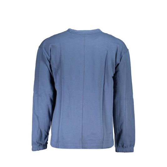 Calvin Klein Blue Cotton Men Sweater $202.00 Calvin Klein Luzworld