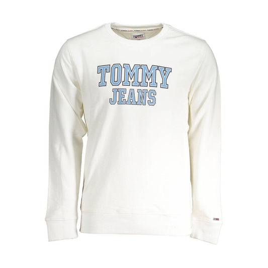 Tommy Hilfiger White Cotton Men Sweater $202.00 Tommy Hilfiger Luzworld