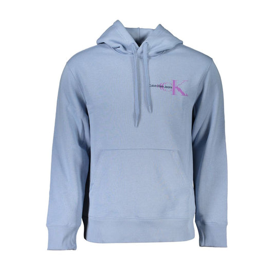 Calvin Klein Blue Cotton Men Sweater $265.00 Calvin Klein Luzworld