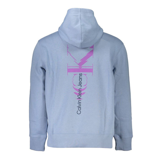 Calvin Klein Blue Cotton Men Sweater $265.00 Calvin Klein Luzworld