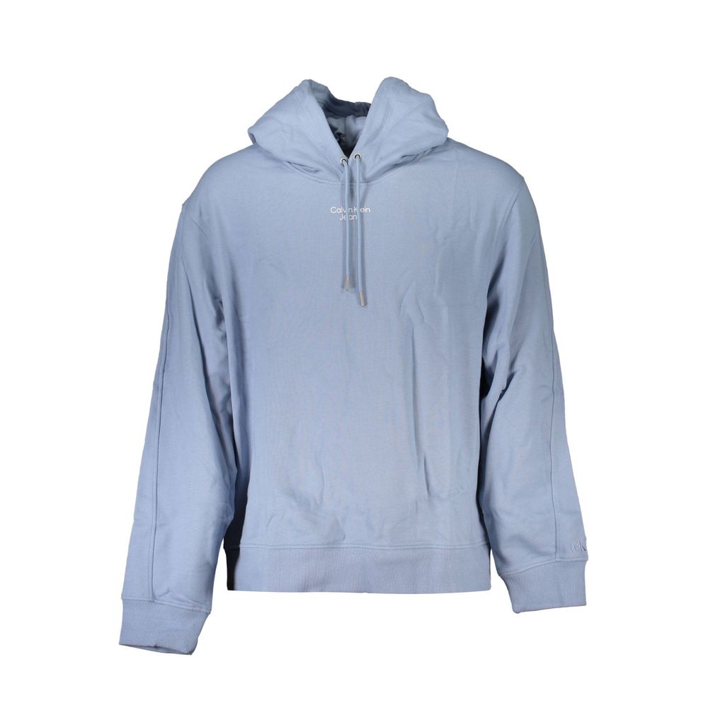 Calvin Klein Blue Cotton Men Sweater $234.00 Calvin Klein Luzworld