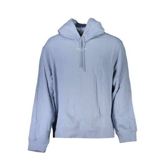 Calvin Klein Blue Cotton Men Sweater $234.00 Calvin Klein Luzworld