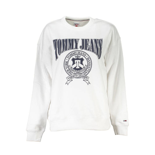 Tommy Hilfiger White Cotton Sweatshirt $218.00 Tommy Hilfiger Luzworld