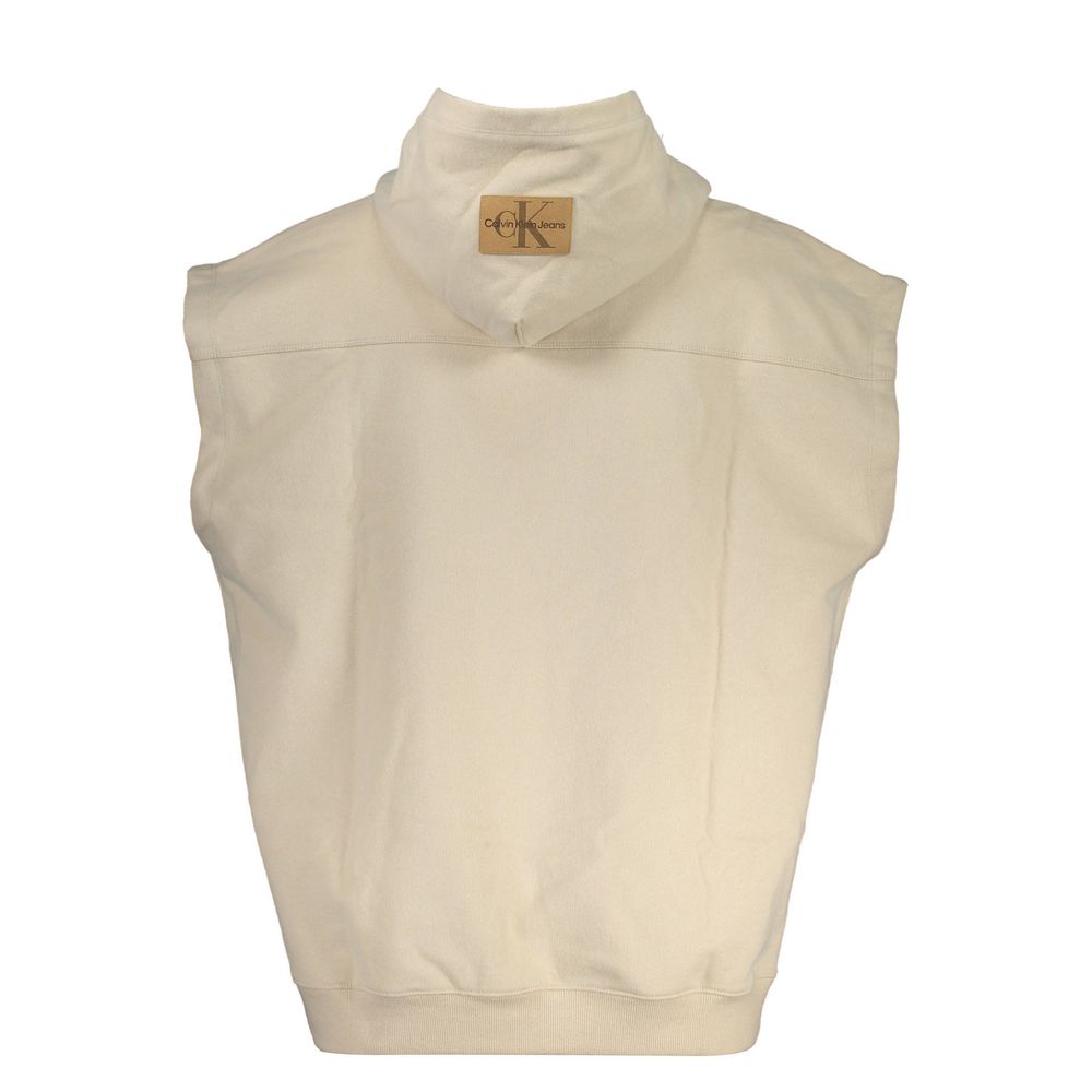 Calvin Klein Beige Cotton Men Sweater $281.00 Calvin Klein Luzworld