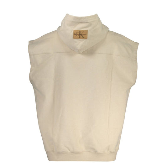 Calvin Klein Beige Cotton Men Sweater $281.00 Calvin Klein Luzworld