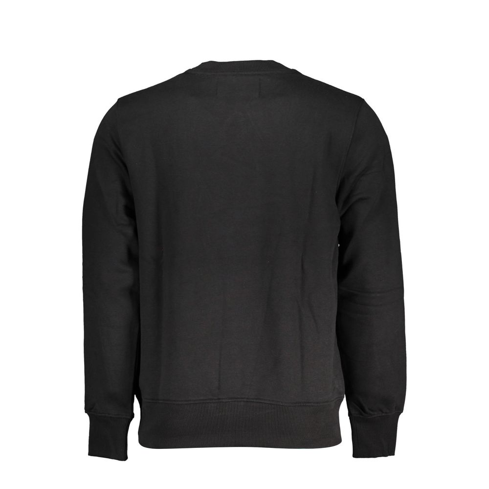 Calvin Klein Black Cotton Men Sweater $218.00 Calvin Klein Luzworld