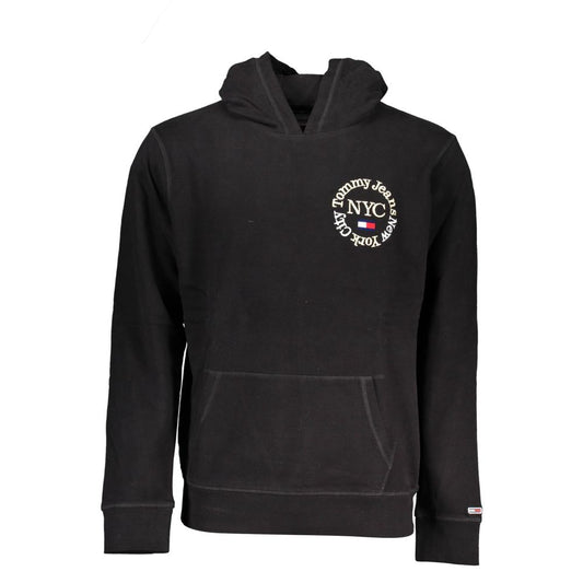 Tommy Hilfiger Black Cotton Men Sweater $250.00 Tommy Hilfiger Luzworld