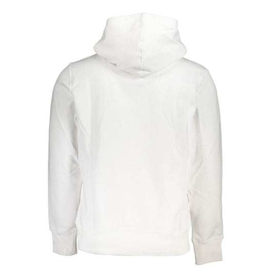 Calvin Klein White Cotton Men Sweater with Hood $218.00 Calvin Klein Luzworld