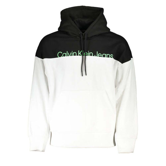 Calvin Klein White Polyester Men Sweater $265.00 Calvin Klein Luzworld