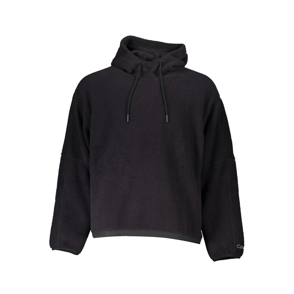 Calvin Klein Black Polyester Men Sweater with Hood $265.00 Calvin Klein Luzworld