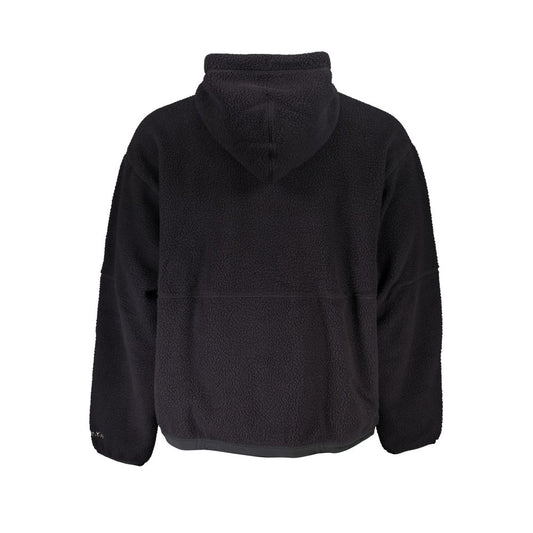 Calvin Klein Black Polyester Men Sweater with Hood $265.00 Calvin Klein Luzworld