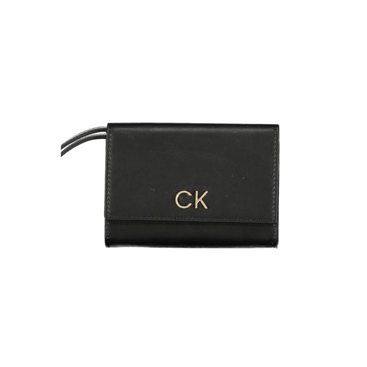 Calvin Klein Black Polyester Wallet $200.00 Calvin Klein Luzworld