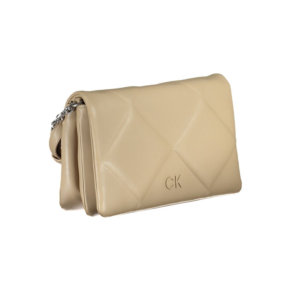 Calvin Klein Beige Polyester Handbag $530.00 Calvin Klein Luzworld