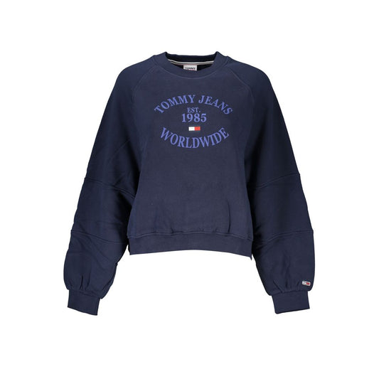 Tommy Hilfiger Blue Cotton Women Sweater $250.00 Tommy Hilfiger Luzworld