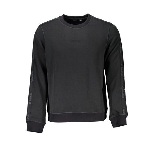Calvin Klein Black Polyester Men Sweater $218.00 Calvin Klein Luzworld