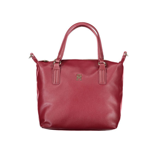 Tommy Hilfiger Red Polyester Handbag $286.00 Tommy Hilfiger Luzworld