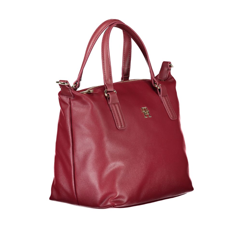 Tommy Hilfiger Red Polyester Handbag $286.00 Tommy Hilfiger Luzworld