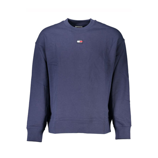 Tommy Hilfiger Blue Cotton Men Sweater $234.00 Tommy Hilfiger Luzworld